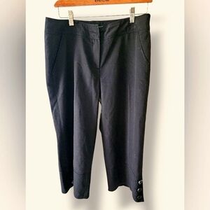 Sharagano Studio Black Cropped/Capri Pants